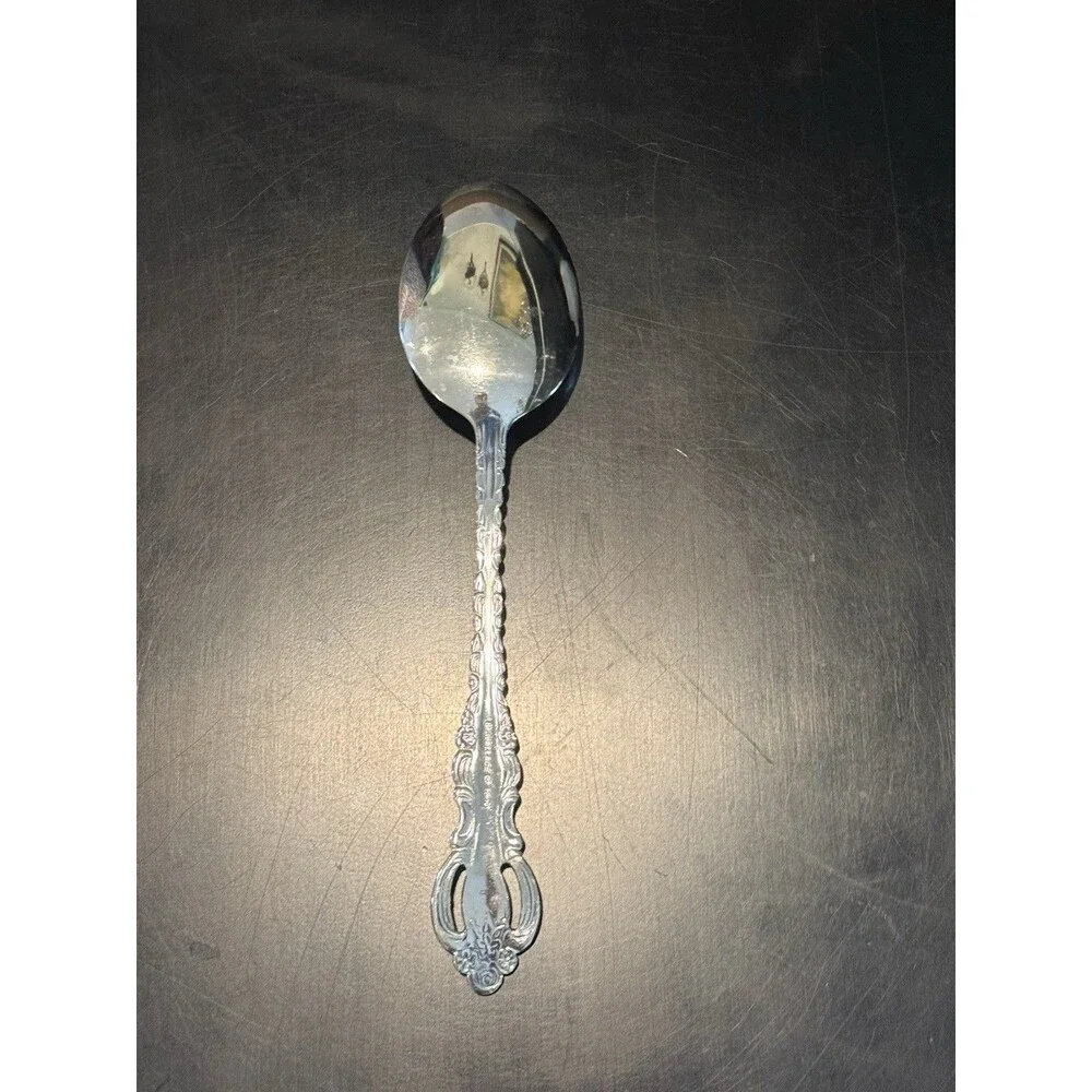 Wallace Stainless COUNTESS Serving Spoon Glossy 18/10 China Flatware